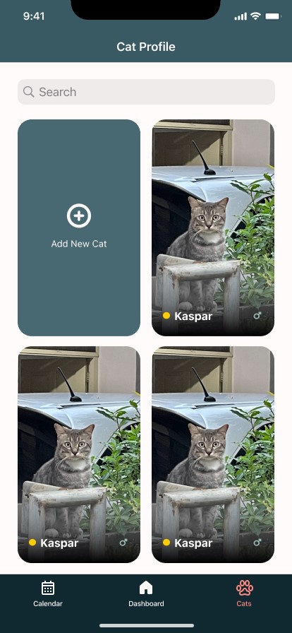 Cat Profile Page